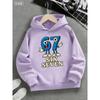 Spring Autumn 67 Print Women's Hoodie Funny Pullover Fashionable and Fun Sweatshirt Men's Hoodie Top