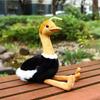 Jucărie de pluș Strut Simulat 1 buc 40cm/50cm Animal Împăiat Realist Perna Moale Pasăre Cadou Drăguț Pentru Copii Fată