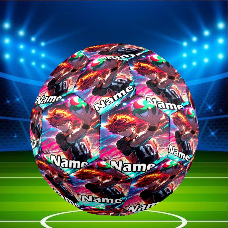 Custom Name Personalized Haikyu Print Size 5 Soccer Ball Training & Match Football, for Team, Kicking, Gift for Football Enthusiasts