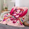 1 Stück Leichte Flanelldecke mit Bärenmuster, Bequeme und Warme Decke, für Camping, Schlafsofa, Couch, Büro, zu allen Jahreszeiten