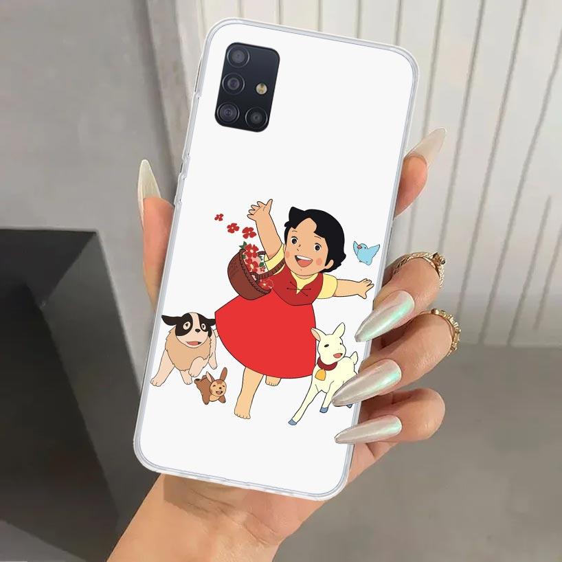 

Heidi Cute Cartoon Phone Case for Samsung Galaxy A52 A32 A22 A12 A02S A50S A30S A10S Note 20 Ultra 10 Plus S10 A31 A20 A71 A72 G Samsung A22 5G