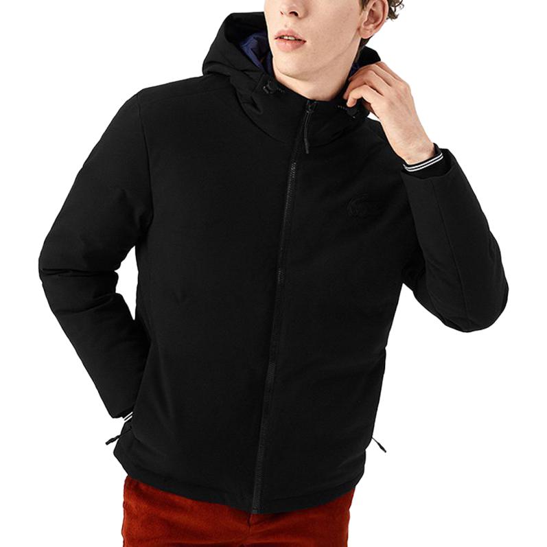 LACOSTE Puffer Jackets Men's Black Hooded Moderate Other BH5181-031