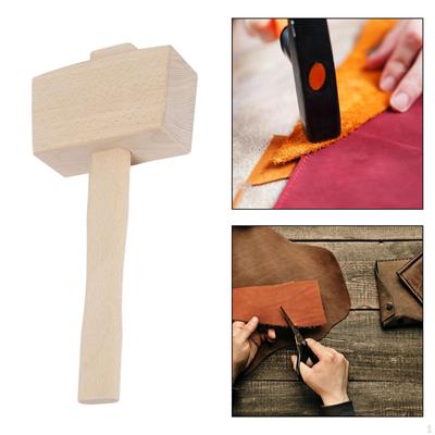 Wooden Hammer Ice Mallet Portable Multifunctional Bartender Tools Wood Bar Accessories for