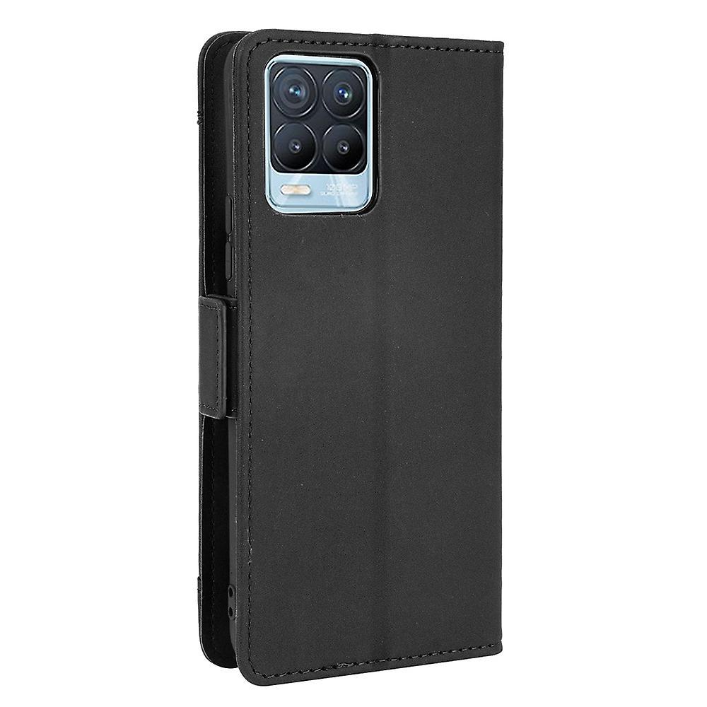 Multiple Card Slots Design Leather Phone Case Cover Wallet Stand for Realme 8 4G/8 Pro 4G