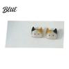 Smooth Stud Earrings 1 Pair No Burrs Lightweight Kitten Design