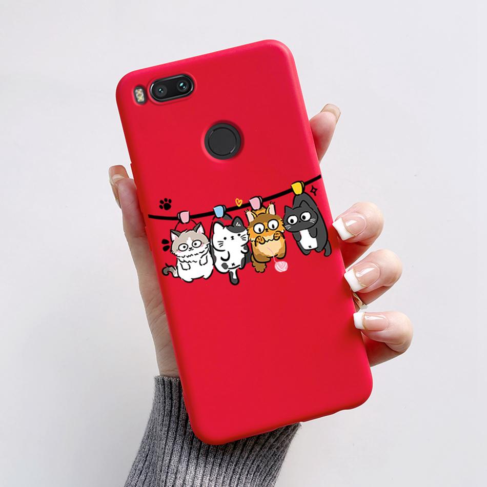For Xiaomi Mi A1 Case Xiaomi Mi 5x Cute Bear Cartoon Frog Soft Silicone TPU Phone Back Cover Bumper For Xiaomi MiA1 Mi5X Fundas