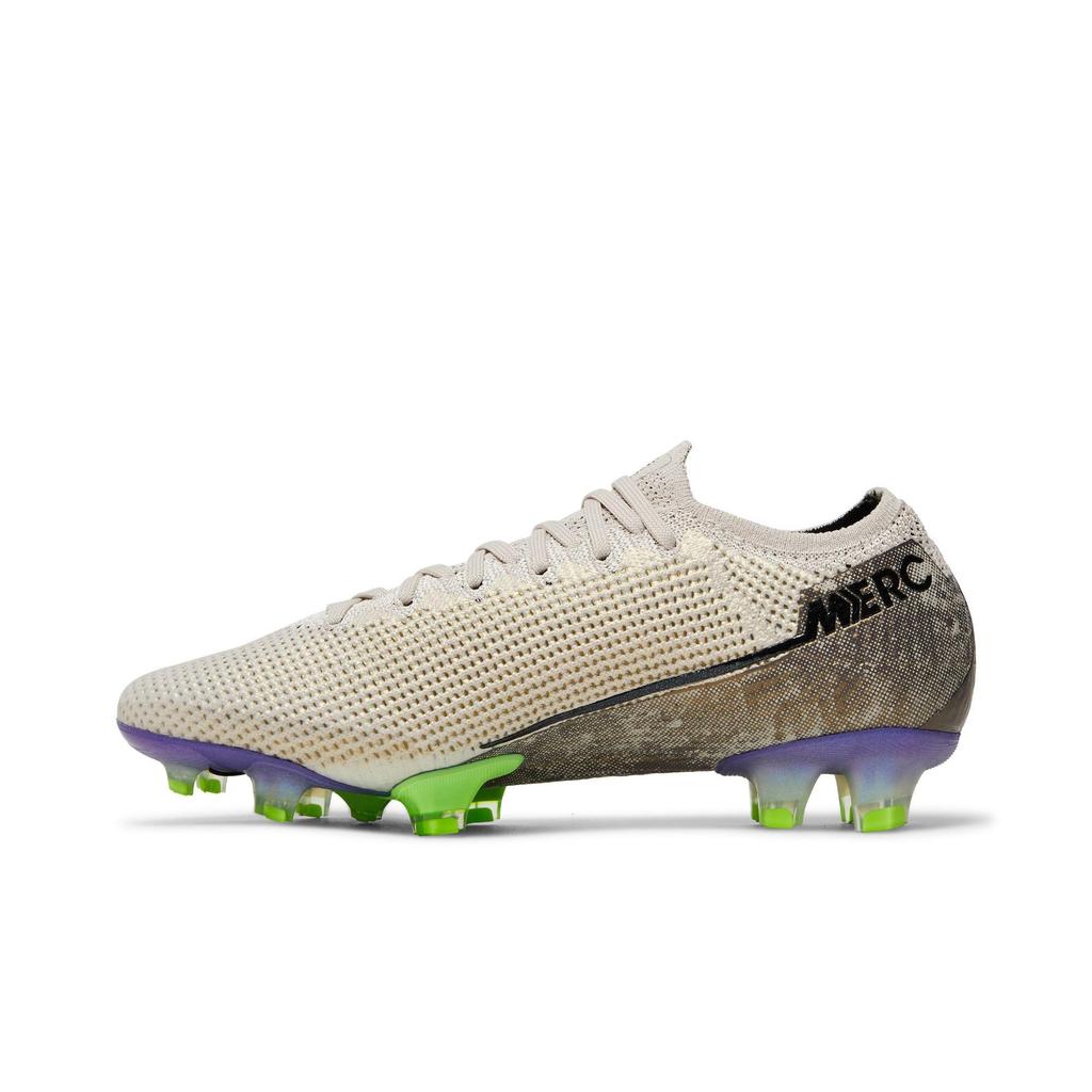 Nike Mercurial Vapor 13 Elite FG 'Desert Sand' (Unisex) Desert Sand / Psychic Purple / Electric Green / Black Soccer Shoes AQ4176 005