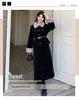 2025 Winter Women's Plus Size Slimming Fur Collar Jacket & Belted Skirt Set