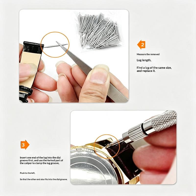 DIY Watch Repair Tool Kit for Enthusiasts Durable Case Opener Band Link Remover Screwdriver Spring Bar for Custom Adjustment