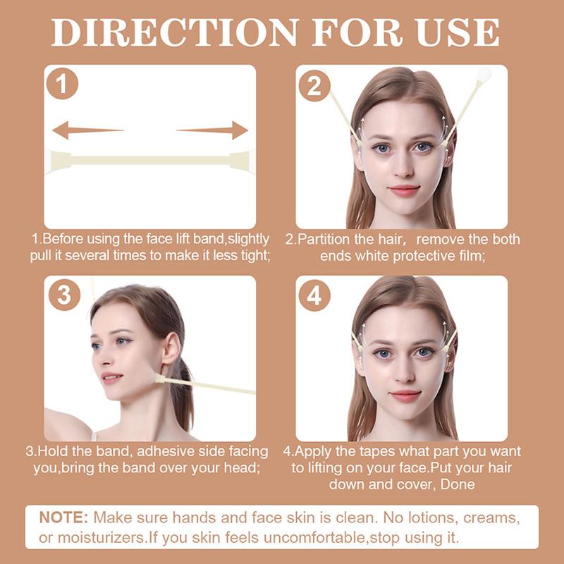 Invisible Facial Slimming Tape Wrinkle Removal Sticker Face Stickers Neck Eye Lifter Sticker Anti Aging Patch Face Lift Tape