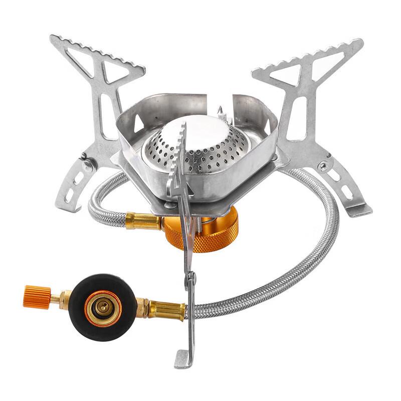 PureForest Outdoor Windproof Electronic Ignition Gas Camping Stove