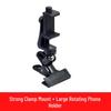 Universal Metal Desktop Stand for Mobile Live Streaming & Photography - Strong Clip, 1/4" Extension