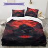 Cartoon Pattern Bedding Quilt Set Quilt Cover Pillowcase Home Decoration Birthday Gift (1 * Duvet Cover + 2 * Pillowcase, Without Core)