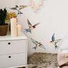 Painted Bird Stickers for Bedroom Living Room Entrance Hall Home Background and Wall Beautification