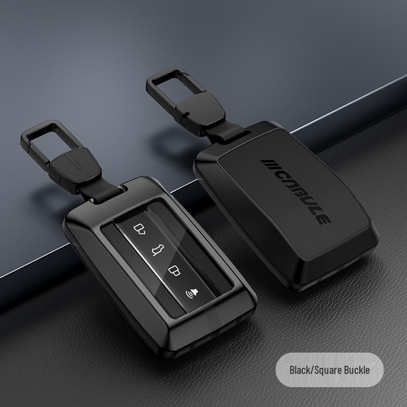 Alloy and Leather Key Shell Set with Buckle Rope for Tank 300