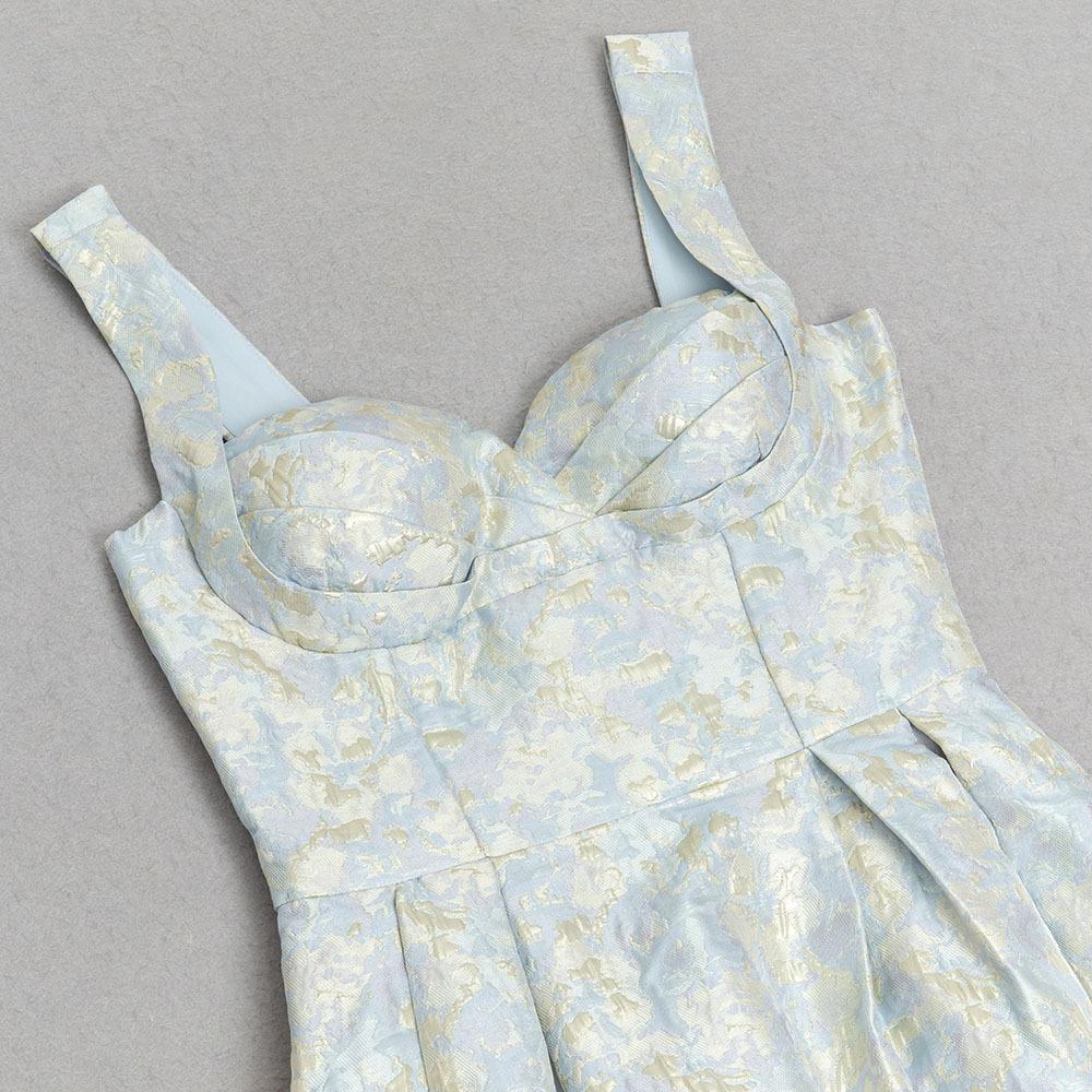 Sommer 2025 A-Linien-Abendkleid mit Spaghettiträgern