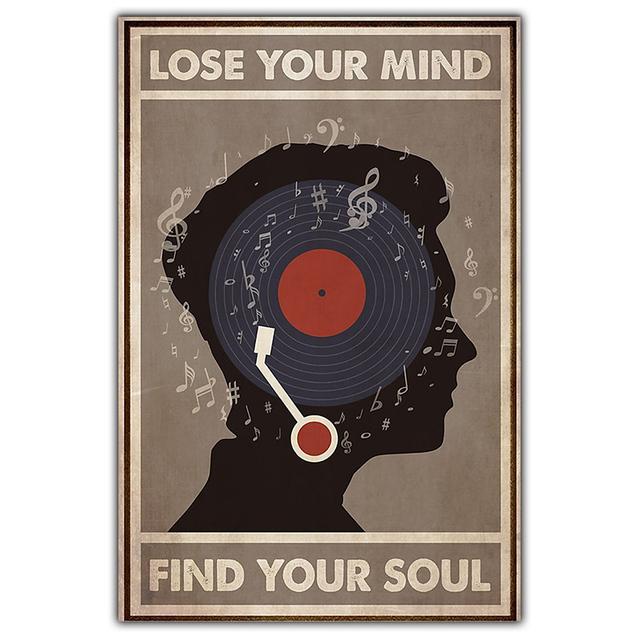 Vintage umění abstraktní postava malba na plátně móda nástěnné umění plakát vinylová deska hudba tanečník obývací pokoj domácí dekorace nástěnná malba