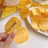 10pcs Simulation Potato Chip Creative Hair Clip for Girls Kids Funny Snack Duck Bill Side Clip Hairpin Headwear Hair Accessories