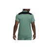 Nike Court Advantage Logo Color Block Casual Comfortable Tennis Polo Shirt Men tops Vintage-Green FD5317-361