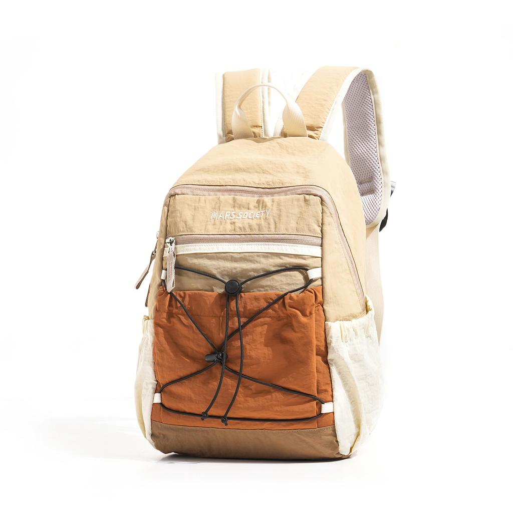 Schoolbag simple contrasting color leisure travel small capacity outdoor mountaineering portable travel backpack lightweight backpack