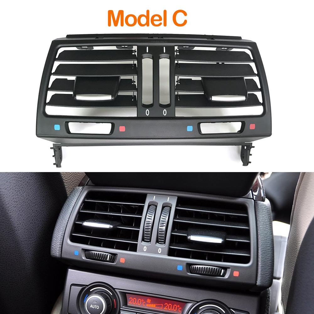 Verbesserte Luftzirkulationsabdeckung für die Heckkonsole, AC-Entlüftungsgitter, für BMW X5 X6 E70 E71 E72 2007–2013 64226958748