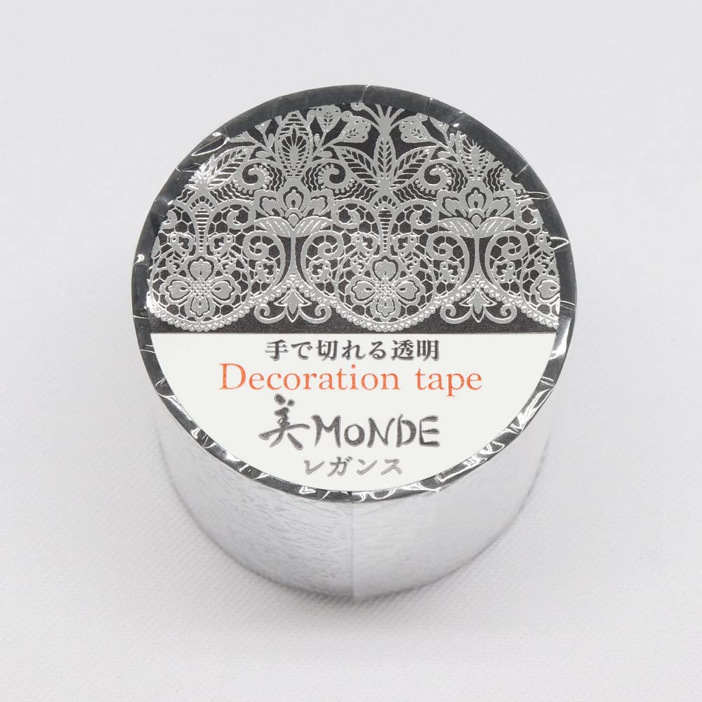 Made In Japan Kamiiso Masking Elegance 35mm X 3m GR-4085 <SAIEN Tape> (Silver Foil)
