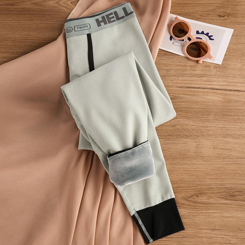 2025 Herren Trendige Fleecegefütterte Warme Baumwollhosen: Elastisch, Verdickt und Kältefest für Herbst und Winter