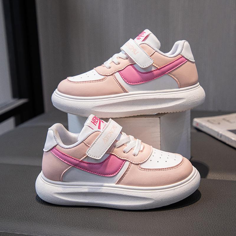 Teen Sneakers Fashion Versatile Boys and Girls Outdoor Casual Shoes Velcro