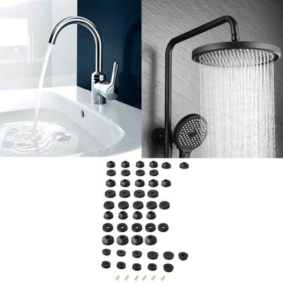 Rubber Sealing Gaskets Durable Rubber Sealing Rings Shower Hose Washers 48/58 Pack Suitable for Faucets & Showers