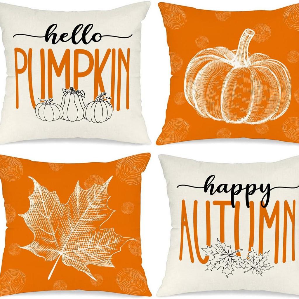 New Thanksgiving Holiday Print Pillow Pillow Sofa Bedside Home Pillow Case Waist Cushion Cover