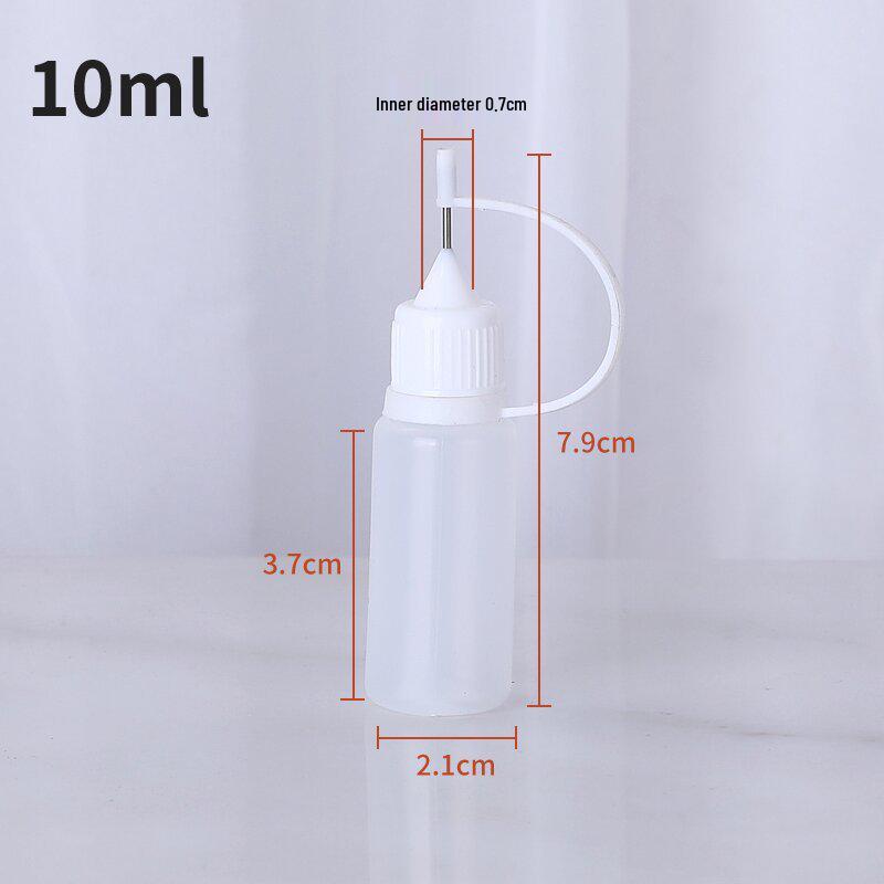 Bouteille PE à Trou d'Épingle pour Huiles Essentielles, Pigments, Colle et Encres