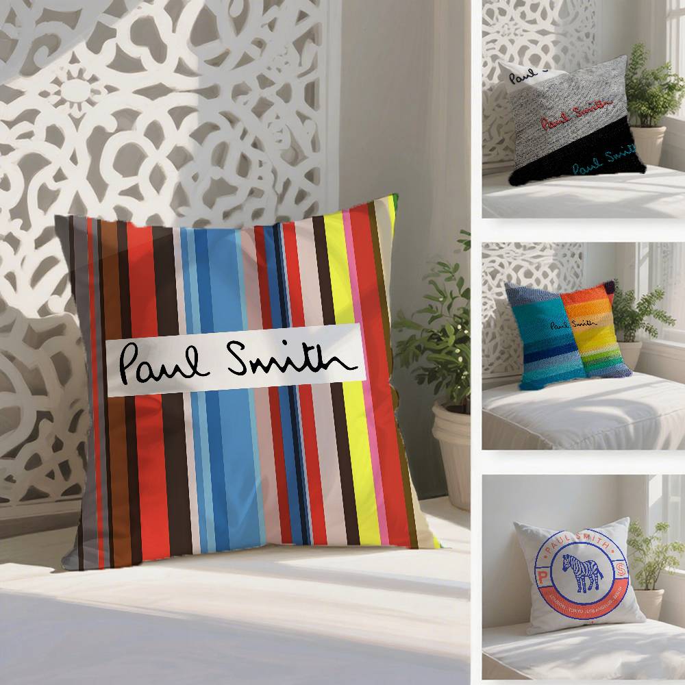 Popular P-Paul Of Cool Smith-B Pillow Case Anti-dustmite Pillowcase Invisible Zipper Silky Short Plush Sofa Cushion Cover