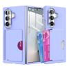 Matte Hard PC Card Slot Holder Shockproof Phone Case for Samsung Galaxy Z Fold 8 Ultra Fold 7 6 Folding Protective Back Cover