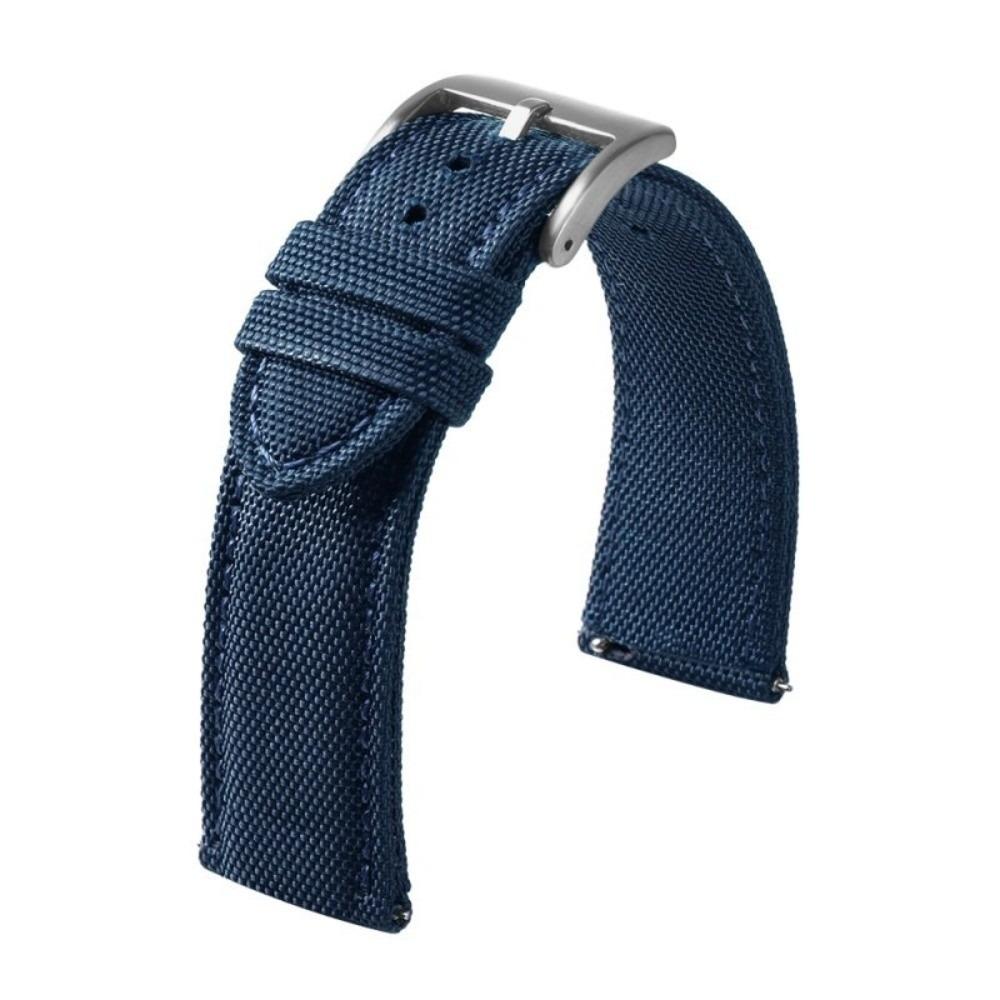Modisches wasserdichtes Uhrenarmband Einfarbige Universal-Handgelenkschlaufe 20mm 22mm Doppelseitiges Sportarmband Herren