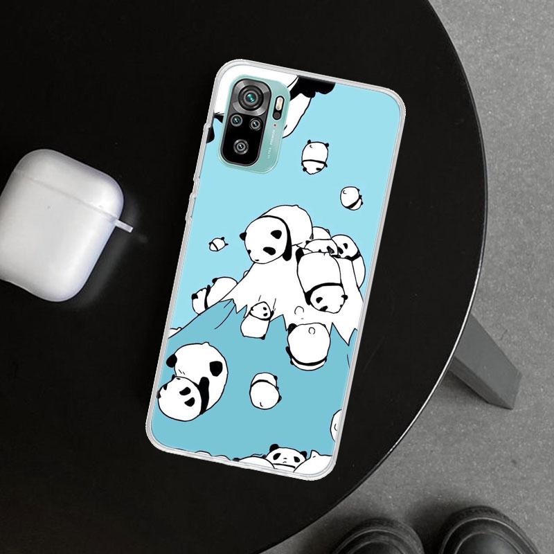 Cartoon Cute Panda Bear Phone Case Cover for Xiaomi Redmi Note 15 14 13 12 11 Pro Plus 14S 12S 11S 11T 11E 10S 10 Customized Fun