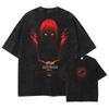 2026 Hot Sale Anime C-Chainsaw M-Man T Shirts Oversized Vintage Washed Denji T-shirt Manga Power T Shirt Pochita Makima Reze Tops Tees Short Sleeve