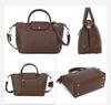 Women's Genuine Leather Tote: 2025 New Arrival, Large Capacity, Casual Shoulder & Crossbody Boston Bag