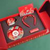 TIANXI Red Coffee Cup Gift Set with SKG Neck Massager