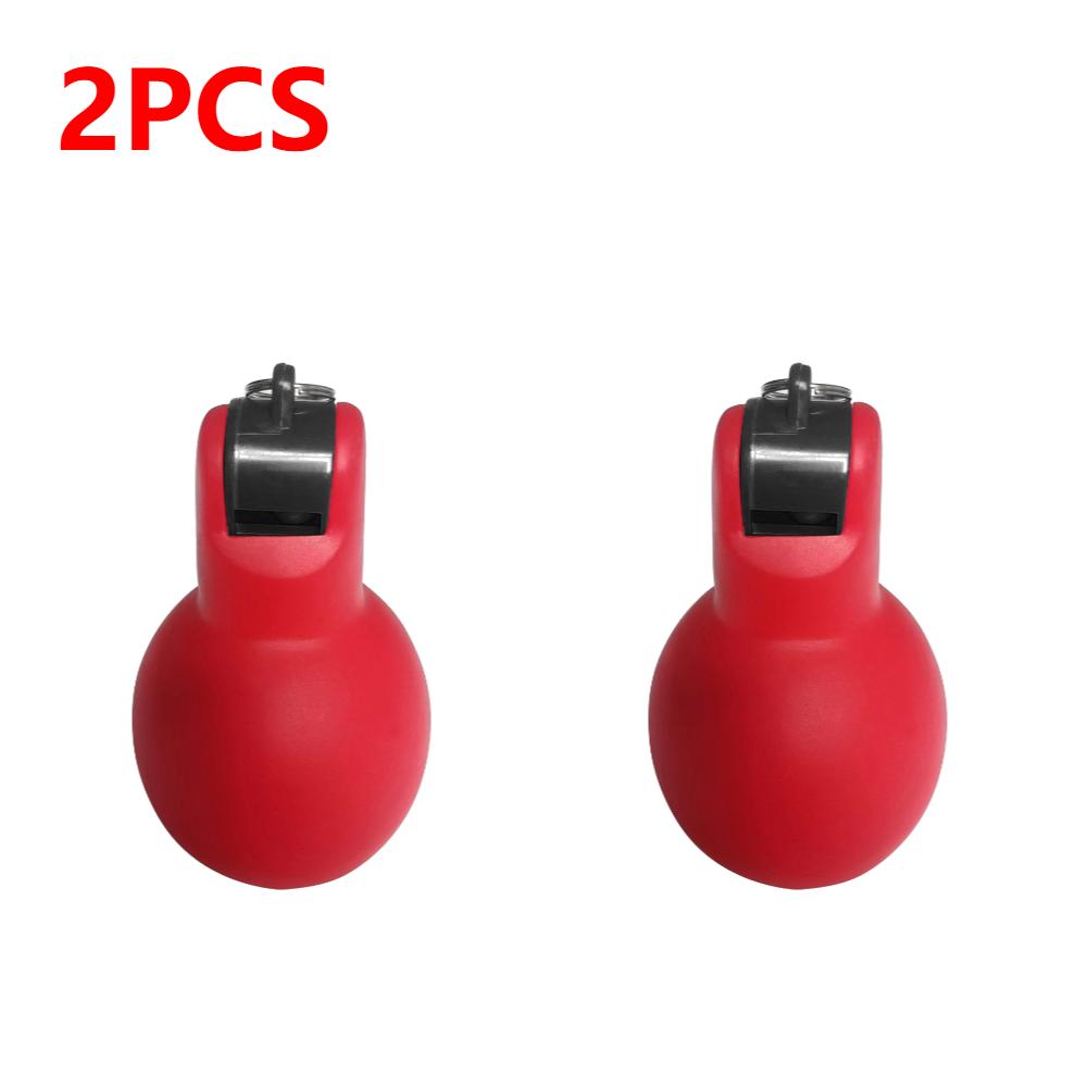 Hand Squeeze Whistle Sports Whistle Loud Crisp Sound Whistle Emergency Whistle for Indoor Outdoor Home School Sports