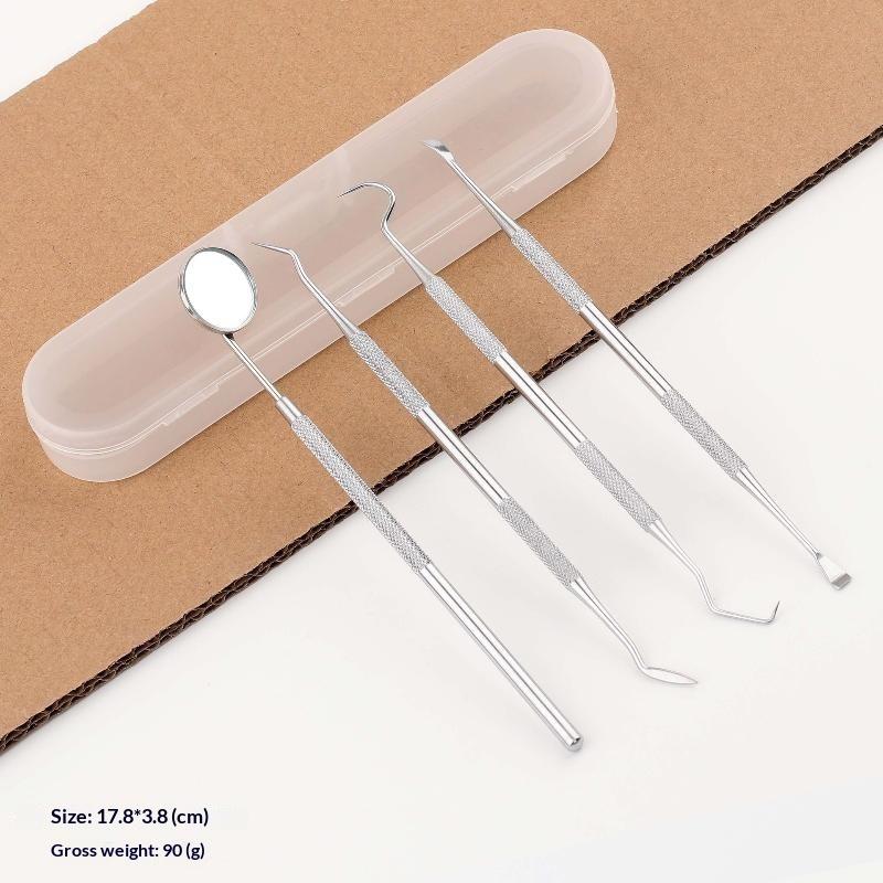 1/3/4/5Pcs Professional Dental Cleaning Kit Stainless Steel Oral Hygiene Tools, Interdental Cleaners For Thorough Teeth Cleaning