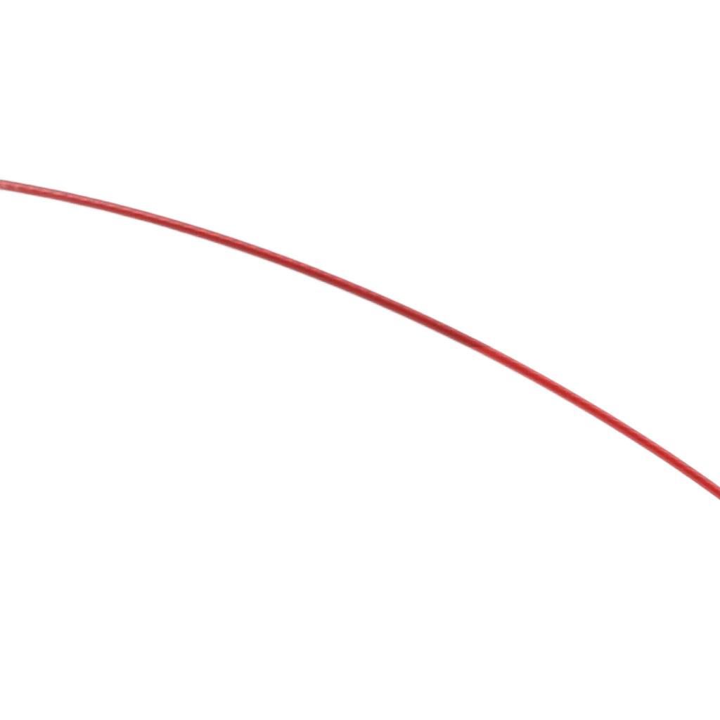 10Pcs 50cm Fishing Wire Rigs Leaders Anti Bite Fishing Line Leaders with Swivels Ine Leaders Red