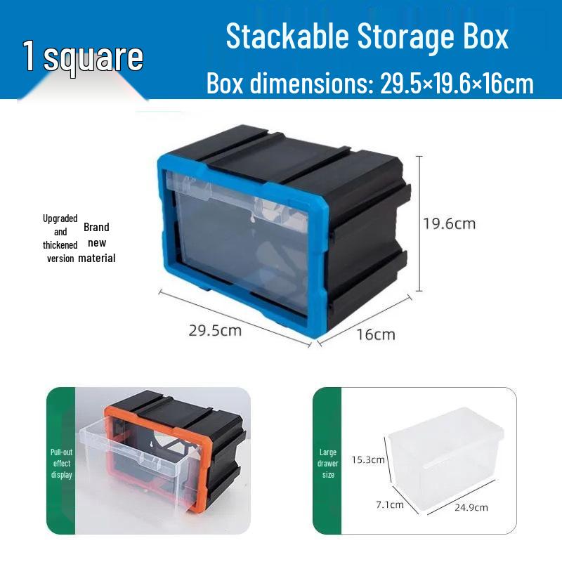 Plastic Drawer Parts Storage Box for LEGO and Tool Organization
