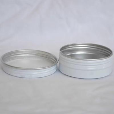 50 Pcs White Color 60ml Aluminum Jar 60g Aluminum Tin Container 60ml Cosmetic Jar 60g Cream Jar
