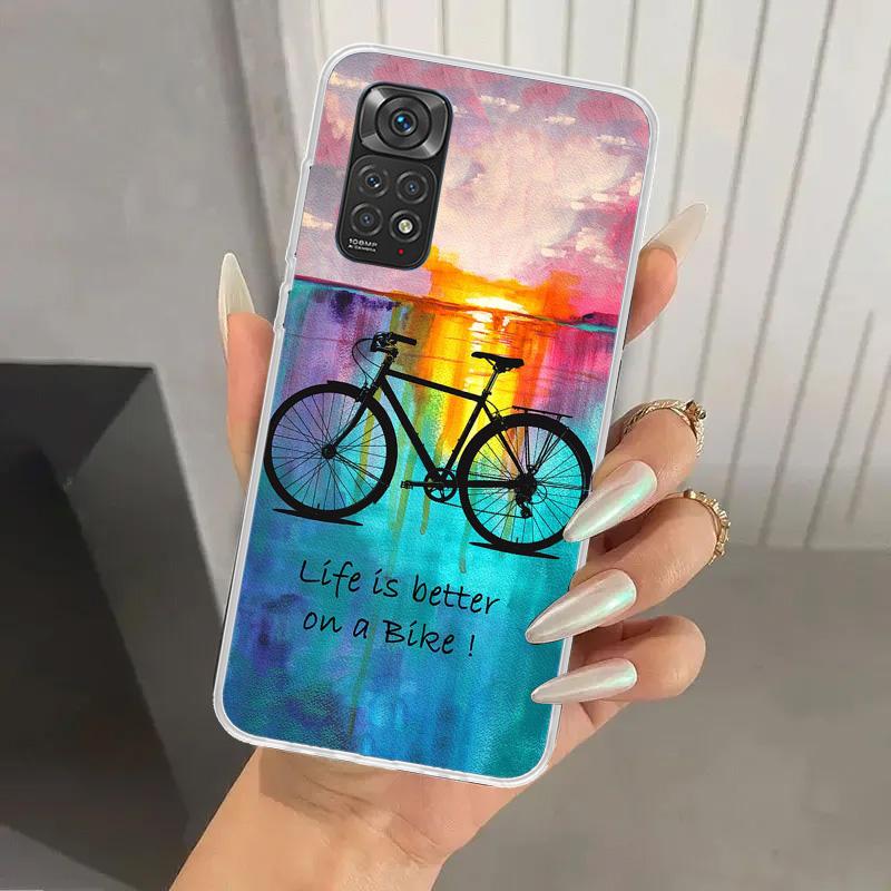 Bicycle Bike Sport Phone Case for Xiaomi Redmi Note 15 14 14S 13 12S 12 Pro 11S 11 Plus 11T 11E 10S Soft Funda Print Shell Redmi