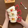 Cute Dachshund Dog Ceramic Mug High Looking Girls Water Cup Household Couple Breakfast Coffee Cup Souvenir Gift