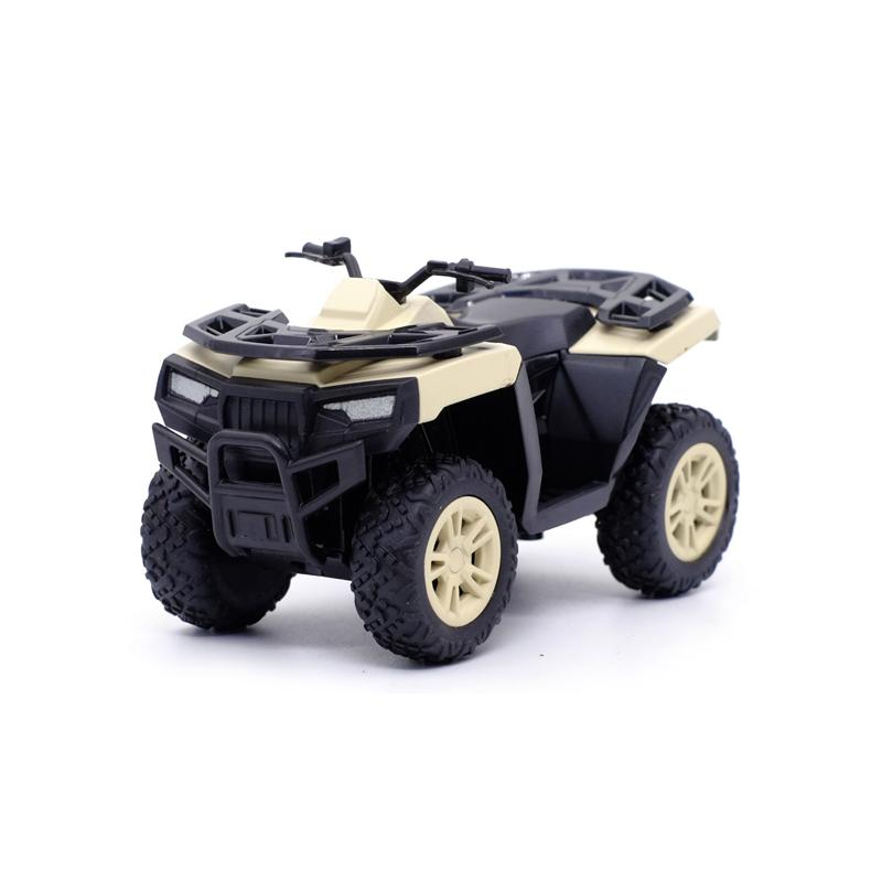 RMZ CITY ATV All Terrain Beach Off-road Vehicle Alloy Diecast Car Model Toy With Pull Back For Children Gifts Toy Collection