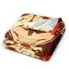 Ryomen Sukuna Velvet Throw Blanket Jujutsu Kaisen Anime Blanket for Sofa Travel Lightweight Bedspread,