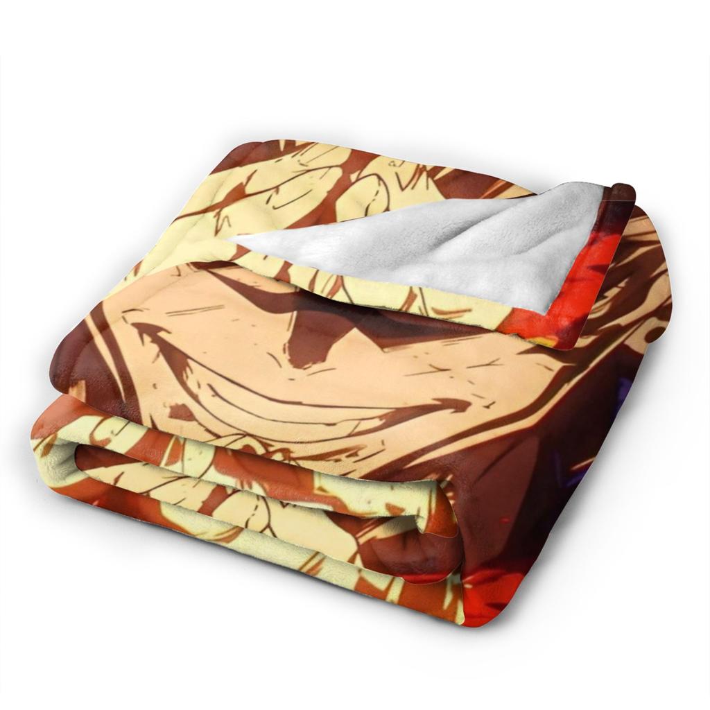 Ryomen Sukuna Velvet Throw Blanket Jujutsu Kaisen Anime Blanket for Sofa Travel Lightweight Bedspread,