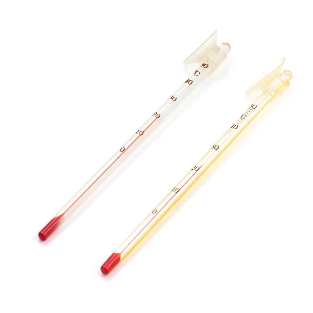New Glass Aquarium Thermometer With Suction Cup Fish Tank Temperature Measurement