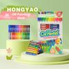 1Set Children Crayons Oil Pastel Dust Free Non-Toxic Crayons Toddler Washable Crayons Painting Drawing Sketching Oil Pastel